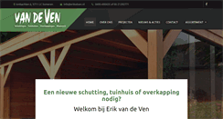 Desktop Screenshot of erikvdven.nl